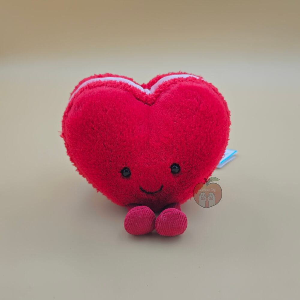 Jellycat Amuseables Arlette Heart Macaron - AUTHENTIC - NEW WITH TAGS